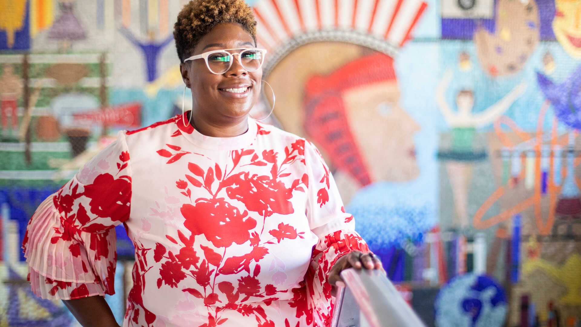 EDD alumna in her classroom